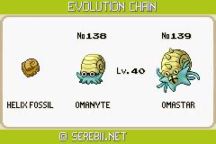 omastar serebii|Omastar Location, Learnset, and Evolution .